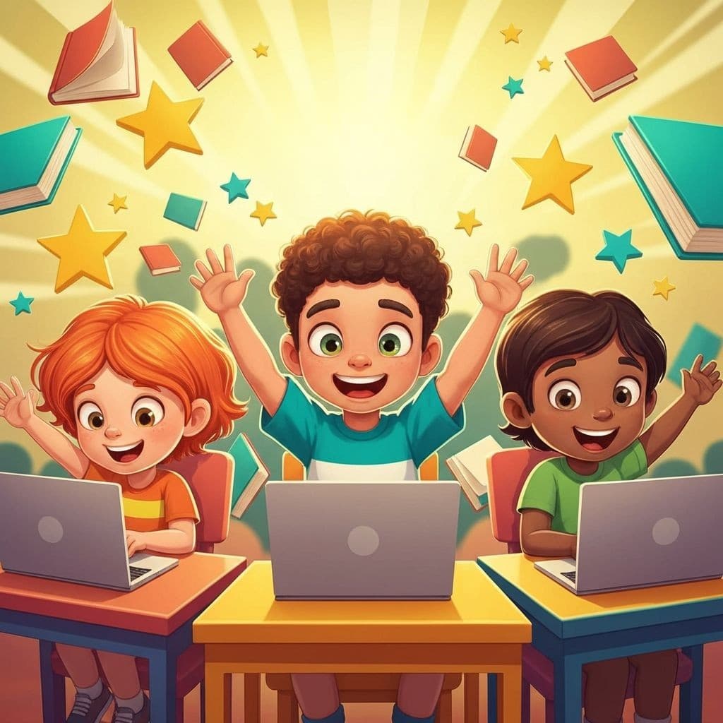 Niños aprendiendo inglés online con Little Star